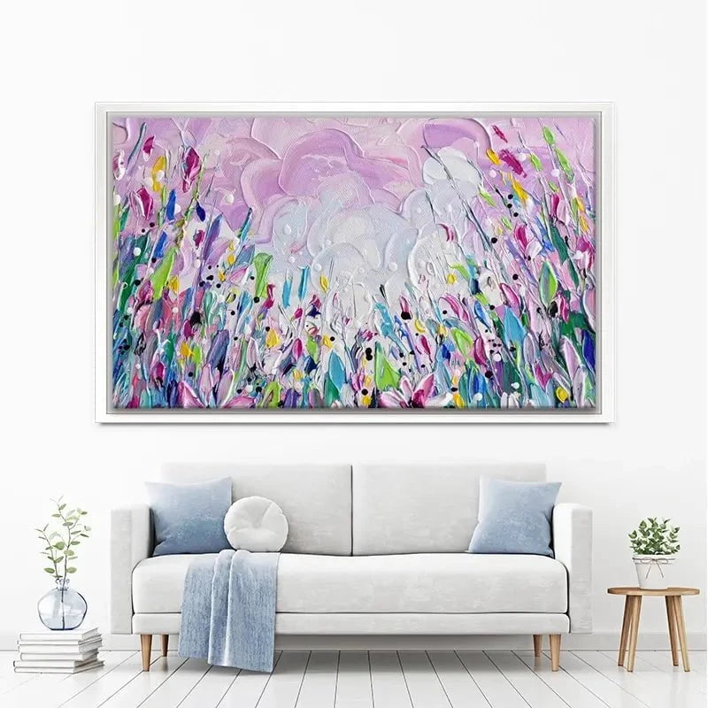 Pink Meadow 2 Canvas Print Pink Meadow 2 Canvas Print wall art product Olga Tkachyk