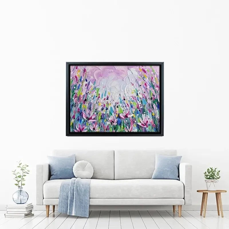 Pink Meadow 2 Canvas Print Pink Meadow 2 Canvas Print wall art product Olga Tkachyk