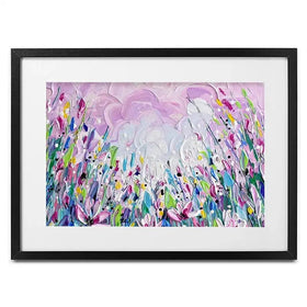 Pink Meadow 2 Framed Art Print Pink Meadow 2 Framed Art Print wall art product Olga Tkachyk