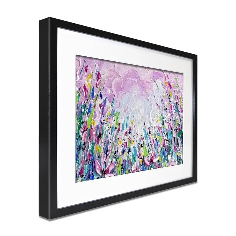 Pink Meadow 2 Framed Art Print Pink Meadow 2 Framed Art Print wall art product Olga Tkachyk