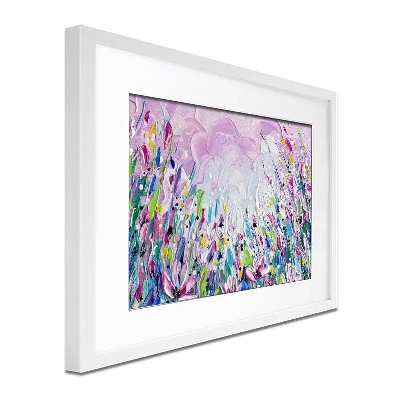Pink Meadow 2 Framed Art Print Pink Meadow 2 Framed Art Print wall art product Olga Tkachyk