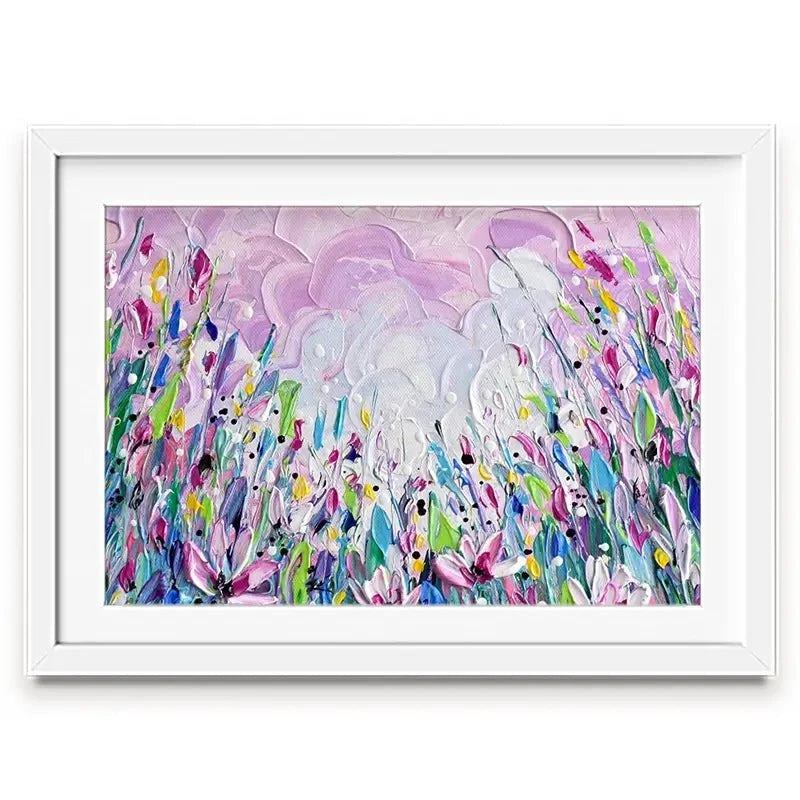 Pink Meadow 2 Framed Art Print Pink Meadow 2 Framed Art Print wall art product Olga Tkachyk