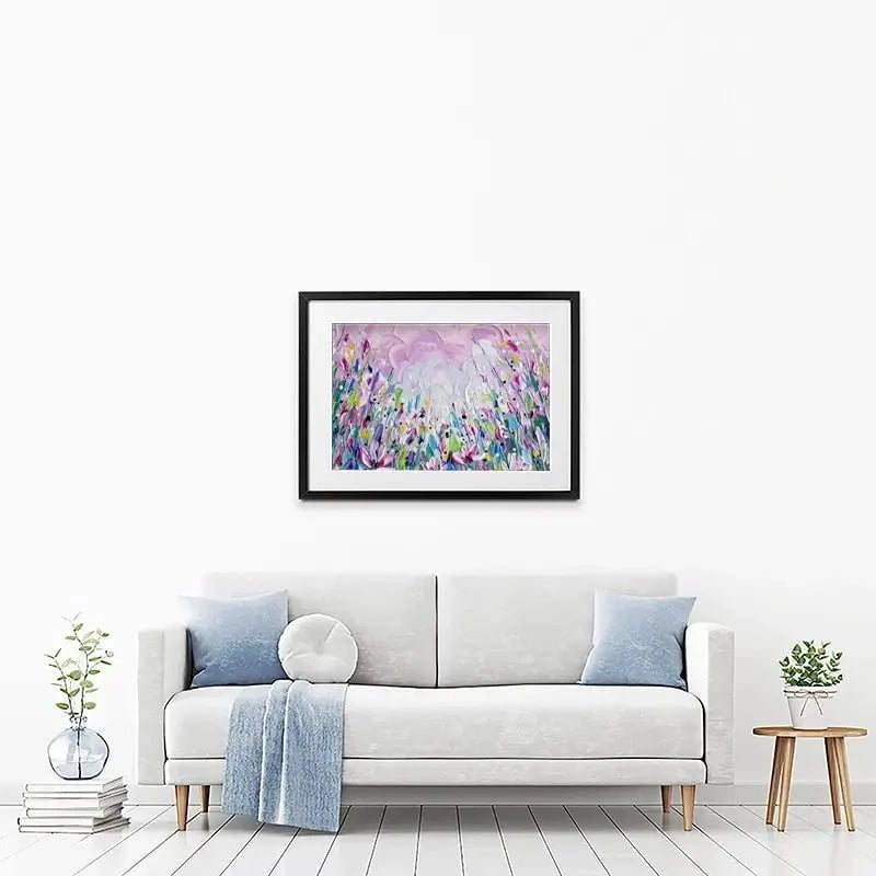 Pink Meadow 2 Framed Art Print Pink Meadow 2 Framed Art Print wall art product Olga Tkachyk
