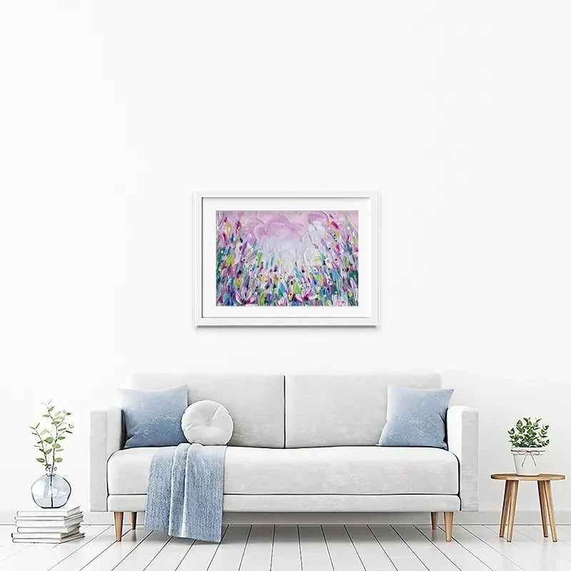 Pink Meadow 2 Framed Art Print Pink Meadow 2 Framed Art Print wall art product Olga Tkachyk