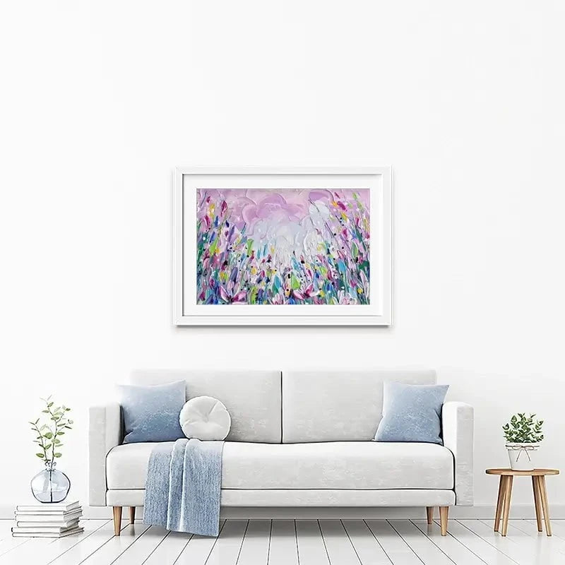 Pink Meadow 2 Framed Art Print Pink Meadow 2 Framed Art Print wall art product Olga Tkachyk