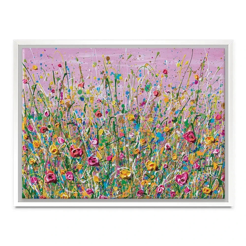 Pink Meadow Canvas Print Pink Meadow Canvas Print wall art product Olga Tkachyk