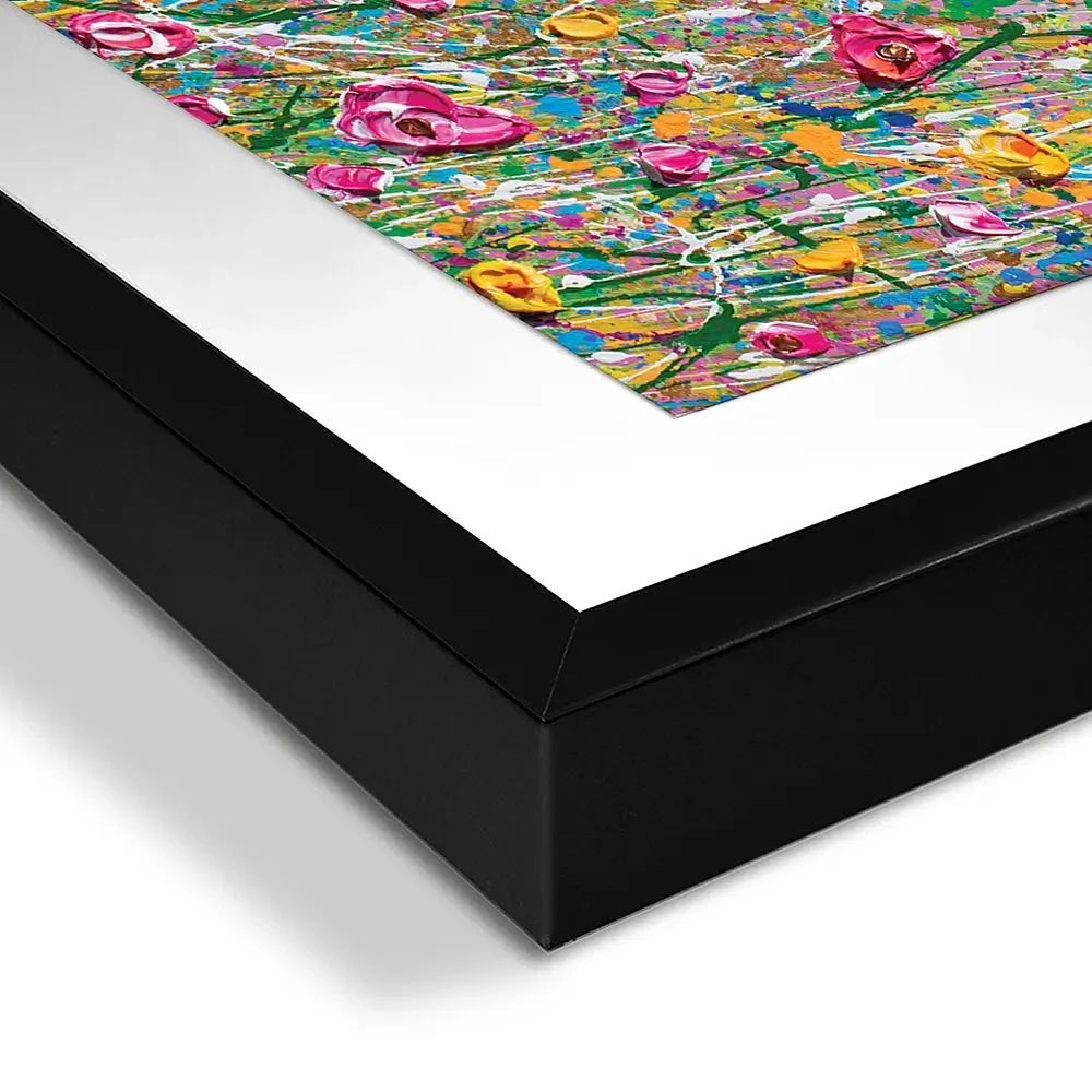 Pink Meadow Framed Art Print Pink Meadow Framed Art Print wall art product Olga Tkachyk