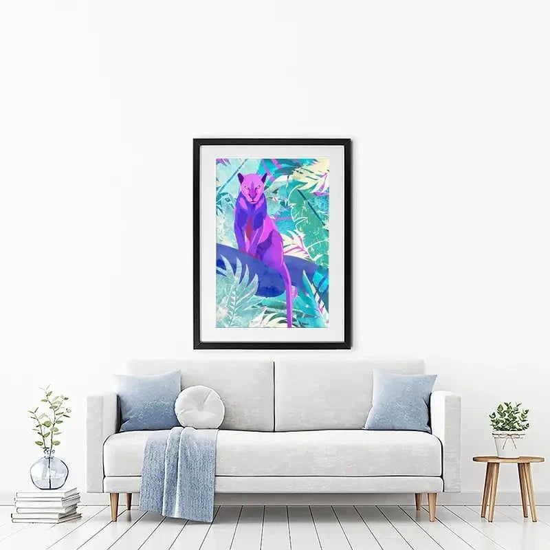 Pink Panther Framed Art Print Pink Panther Framed Art Print wall art product Sarah Manovski