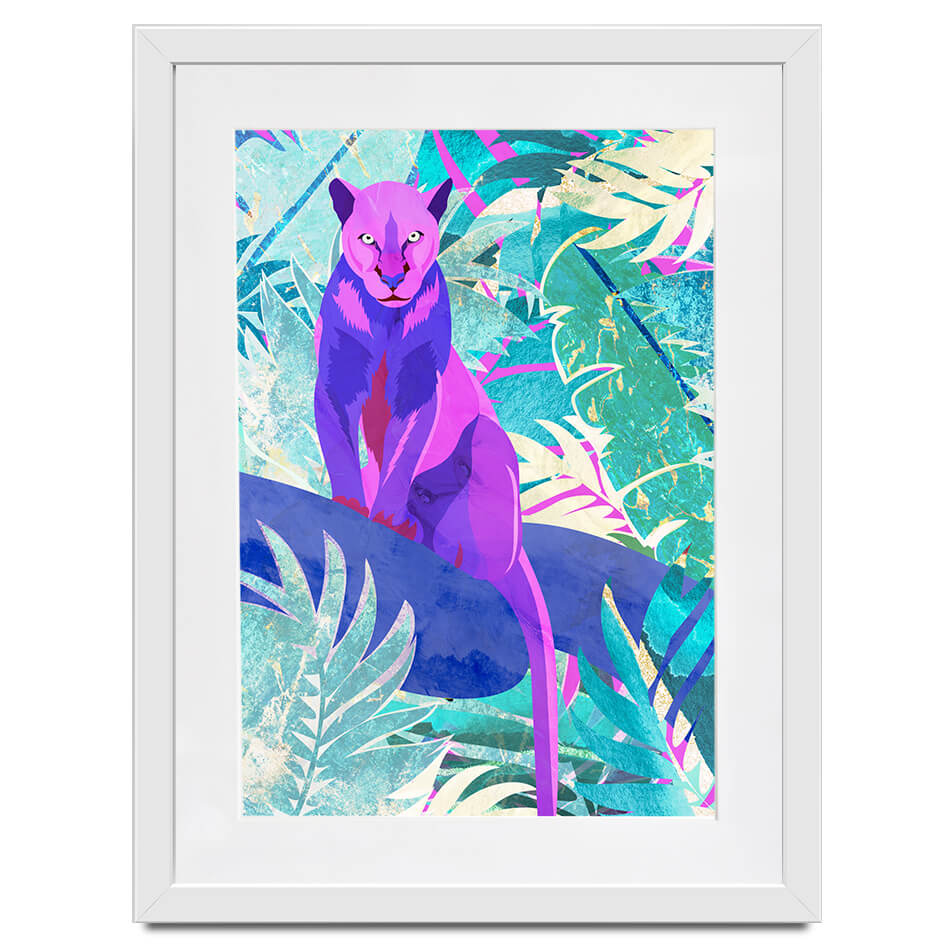 Pink Panther Framed Art Print Pink Panther Framed Art Print wall art product Sarah Manovski