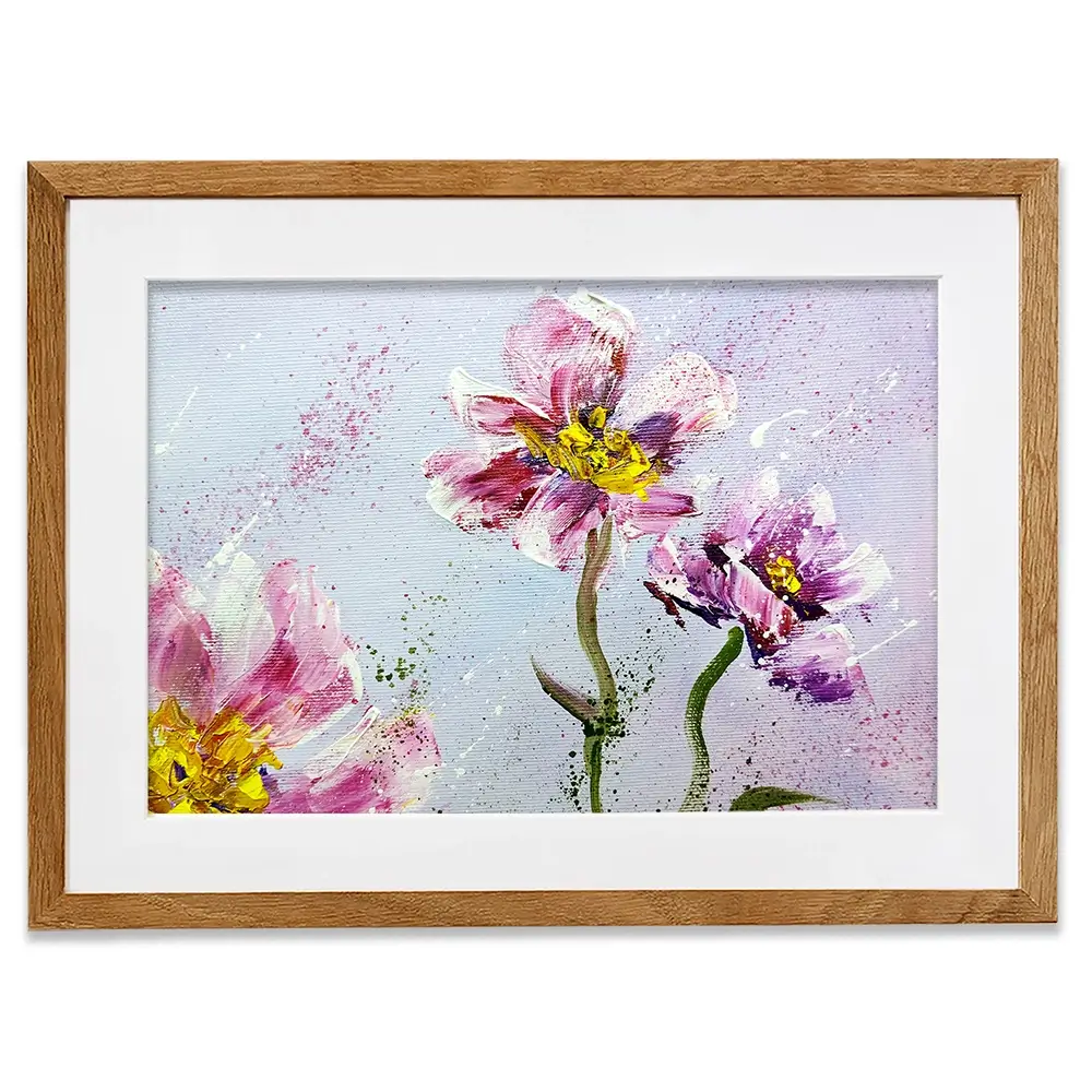 Pink Peonies Framed Art Print Pink Peonies Framed Art Print wall art product Valenty / Shutterstock