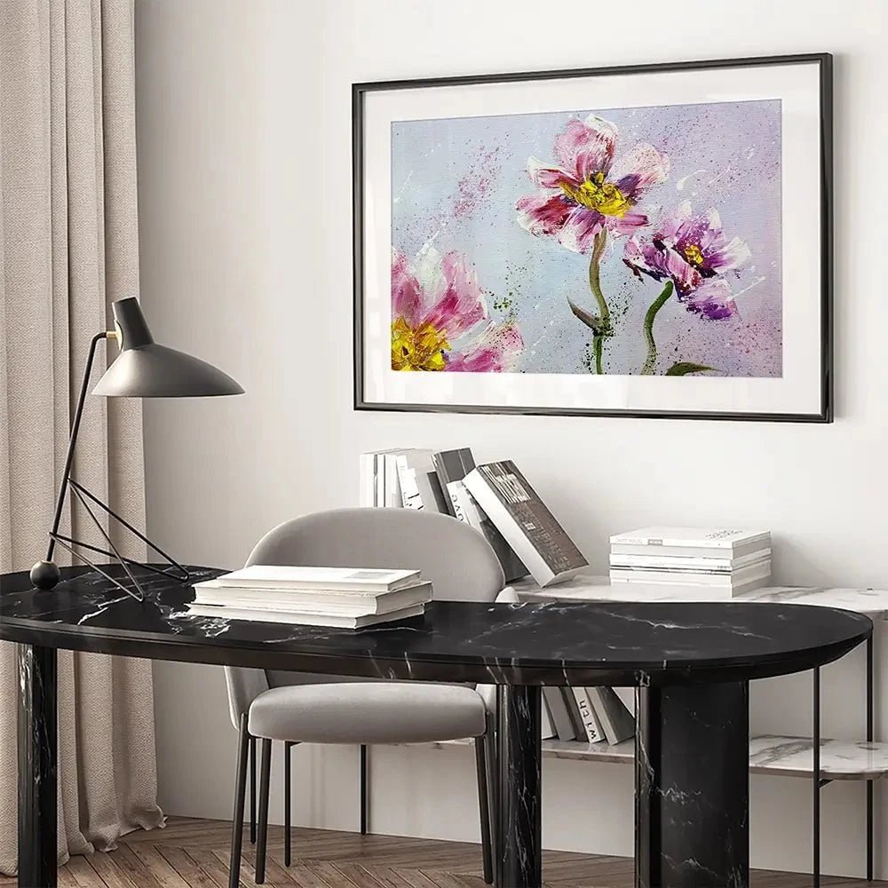 Pink Peonies Framed Art Print Pink Peonies Framed Art Print wall art product Valenty / Shutterstock