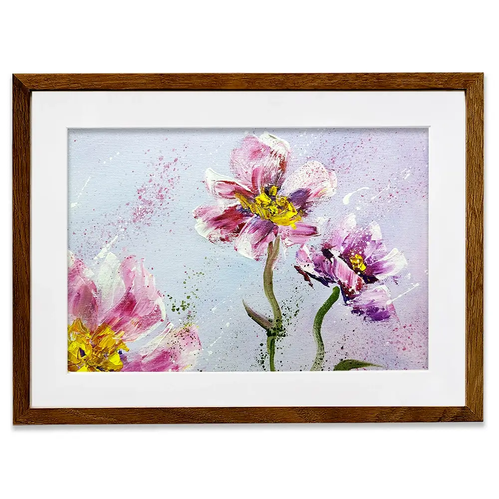 Pink Peonies Framed Art Print Pink Peonies Framed Art Print wall art product Valenty / Shutterstock