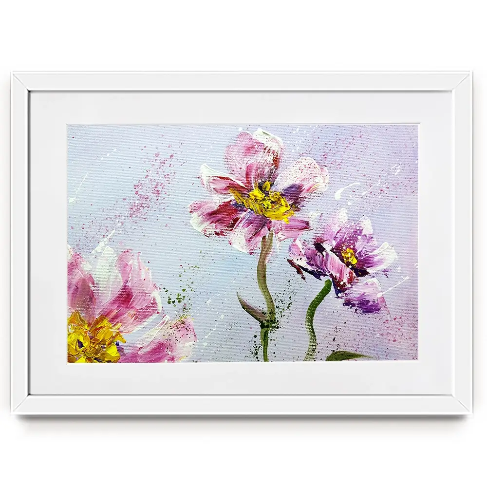 Pink Peonies Framed Art Print Pink Peonies Framed Art Print wall art product Valenty / Shutterstock