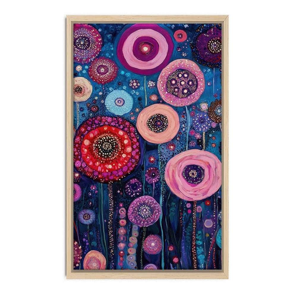 Pink Pops Canvas Print Pink Pops Canvas Print wall art product Tanya Ocean