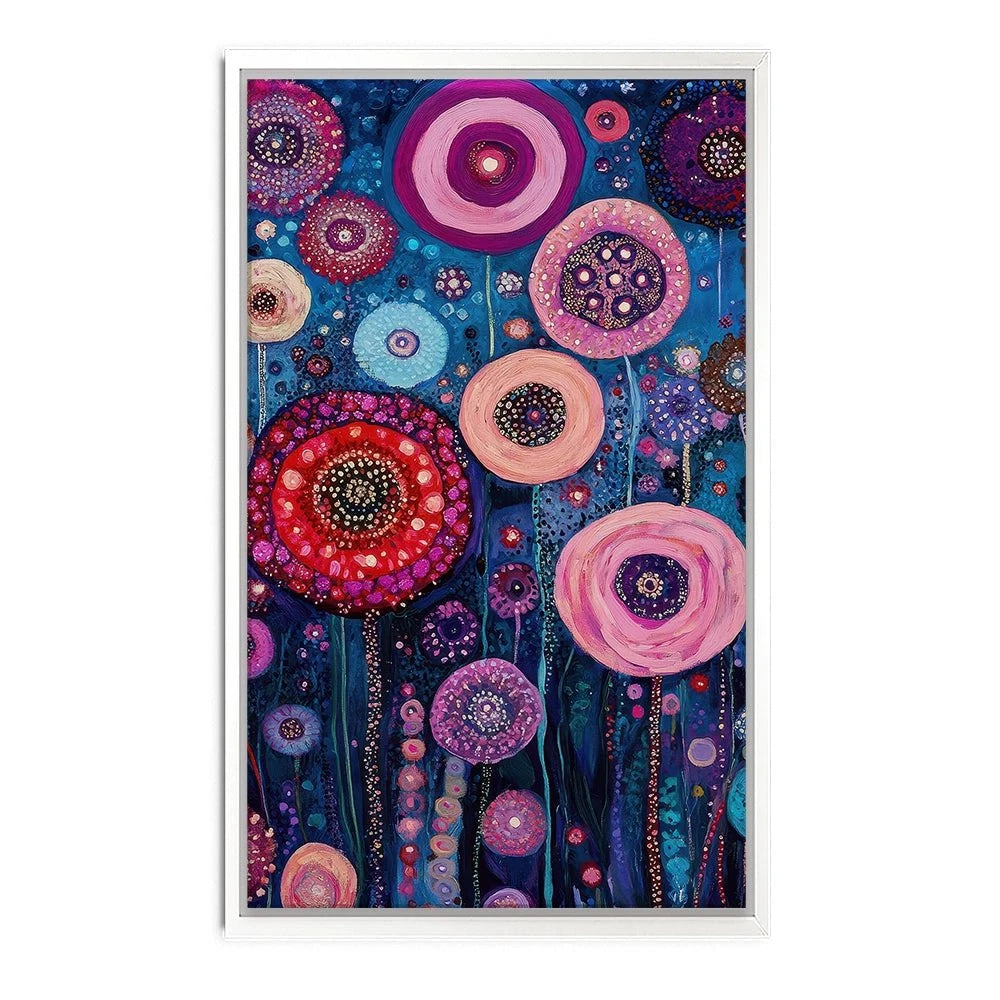 Pink Pops Canvas Print Pink Pops Canvas Print wall art product Tanya Ocean