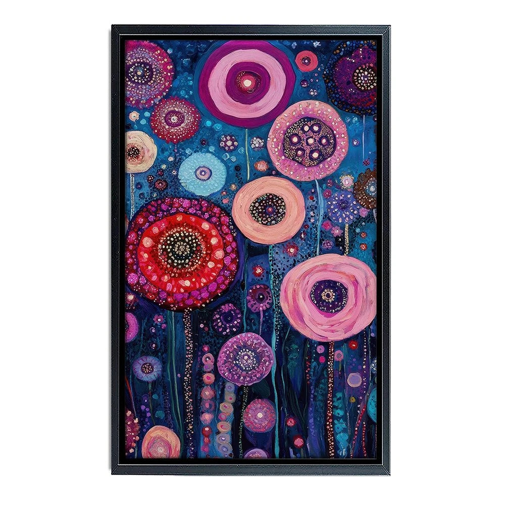 Pink Pops Canvas Print Pink Pops Canvas Print wall art product Tanya Ocean