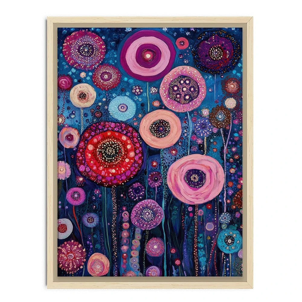 Pink Pops Canvas Print Pink Pops Canvas Print wall art product Tanya Ocean