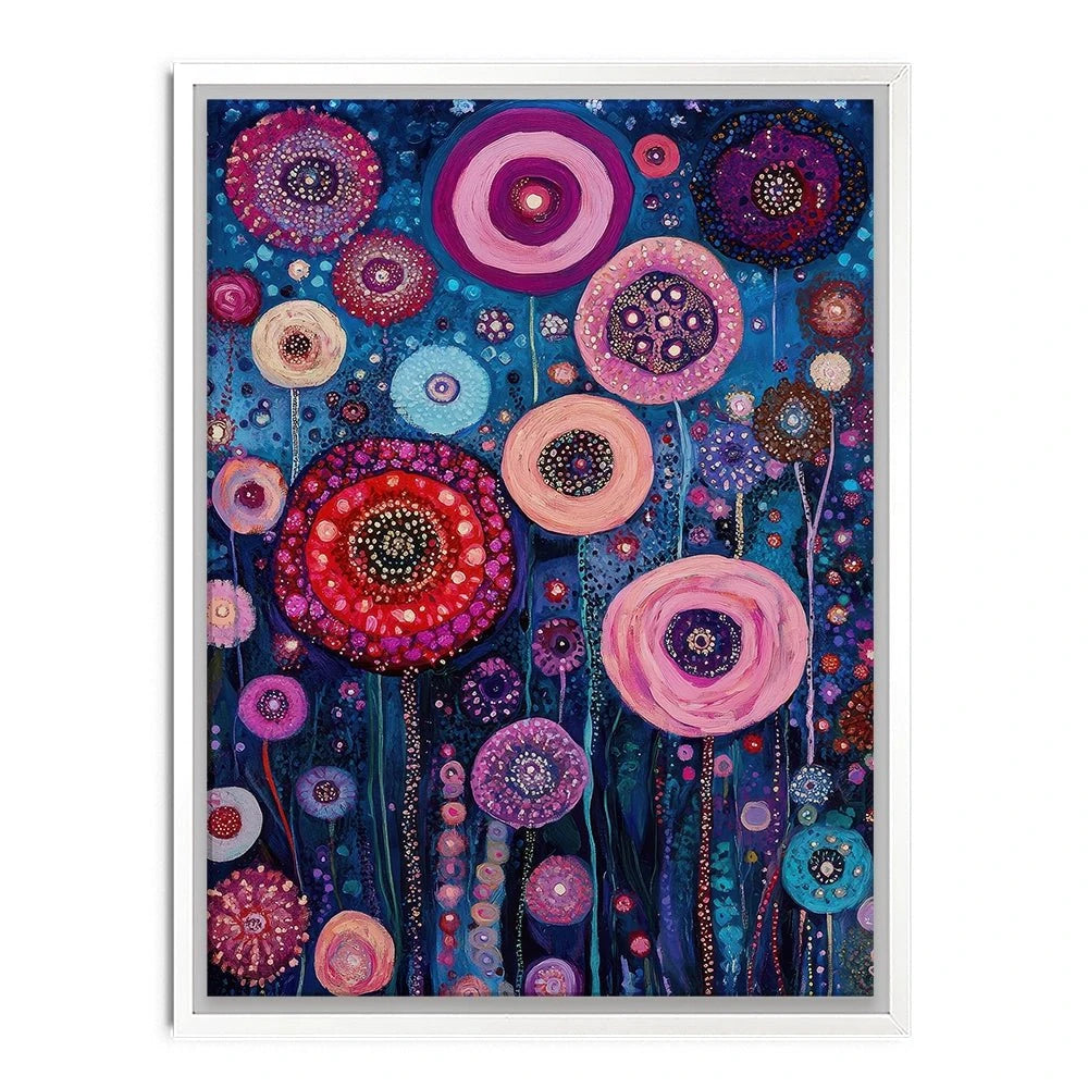 Pink Pops Canvas Print Pink Pops Canvas Print wall art product Tanya Ocean
