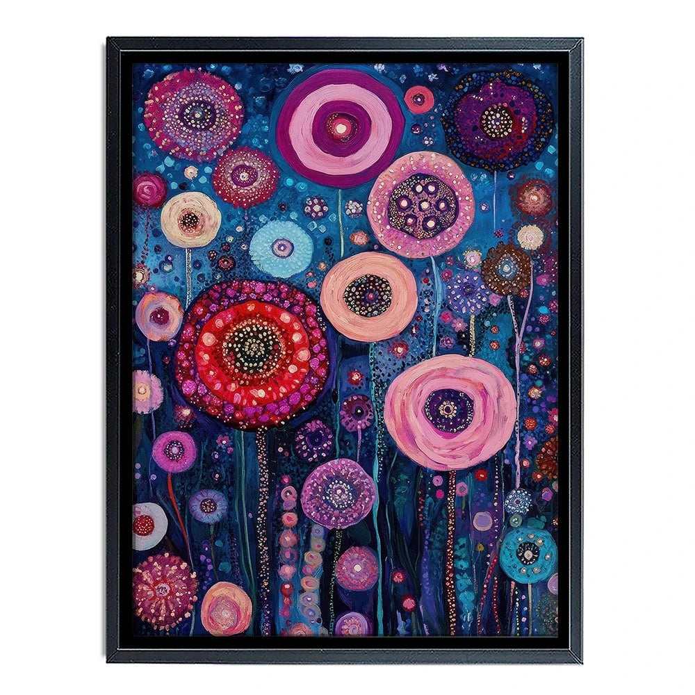 Pink Pops Canvas Print Pink Pops Canvas Print wall art product Tanya Ocean
