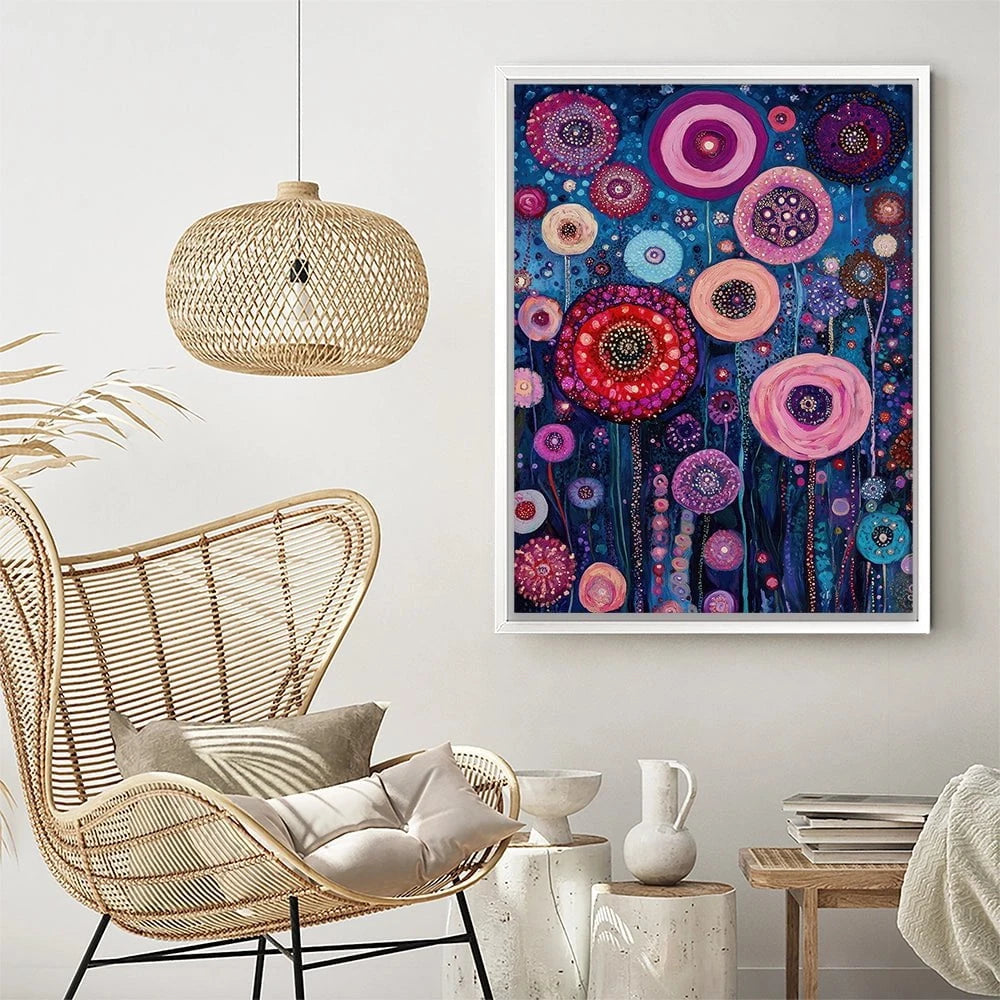 Pink Pops Canvas Print Pink Pops Canvas Print wall art product Tanya Ocean