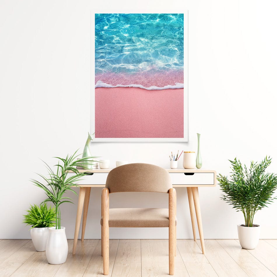 Pink Sands Art Print wall art product OHishiapply / Shutterstock