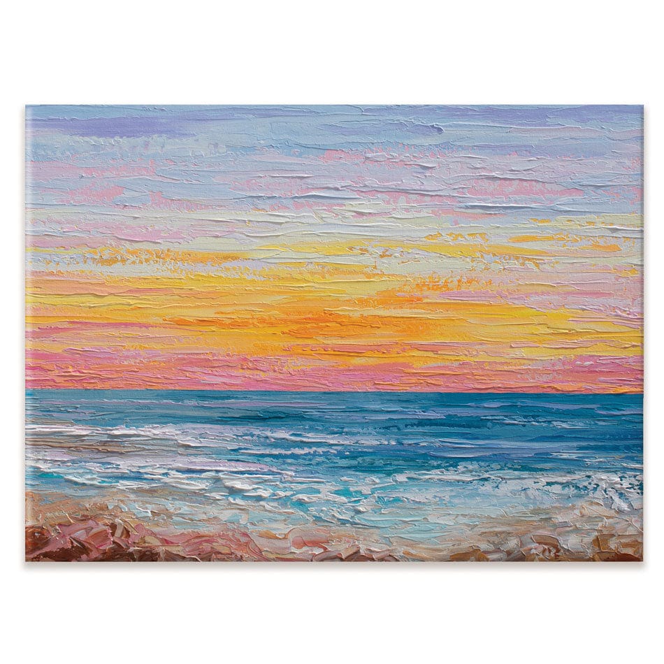 Pink Sunrise Canvas Print wall art product Olga Tkachyk