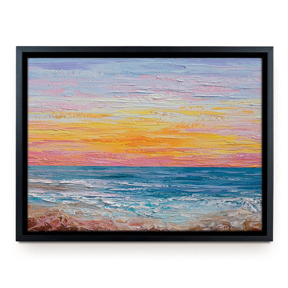 Pink Sunrise Canvas Print wall art product Olga Tkachyk