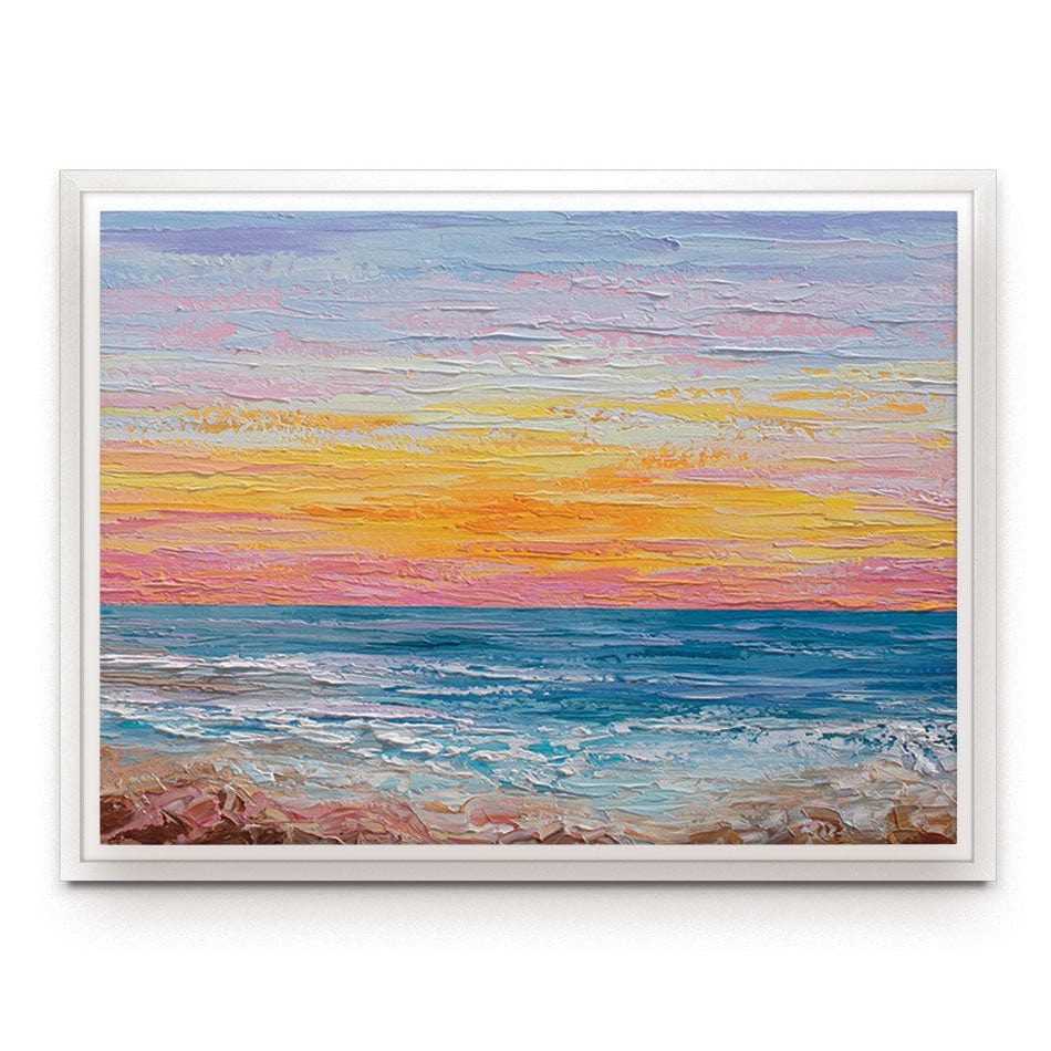 Pink Sunrise Canvas Print wall art product Olga Tkachyk
