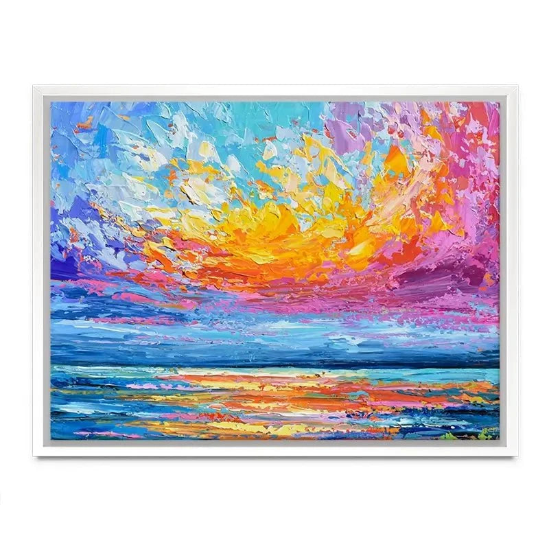 Pink Sunset Canvas Print Pink Sunset Canvas Print wall art product Olga Tkachyk