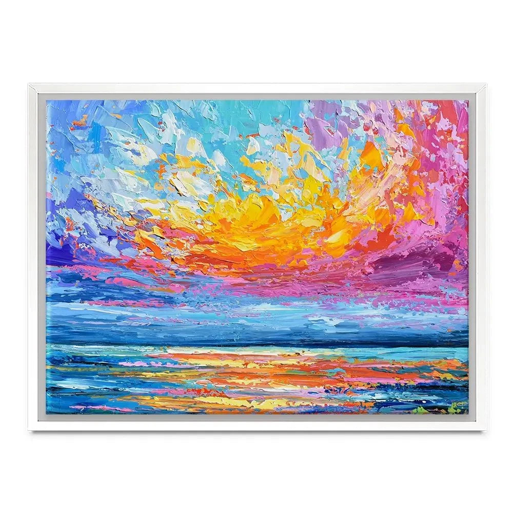 Pink Sunset Canvas Print Pink Sunset Canvas Print wall art product Olga Tkachyk