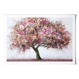 Pink Tree Of Love Art Print Pink Tree Of Love Art Print wall art product David Alexander Elder