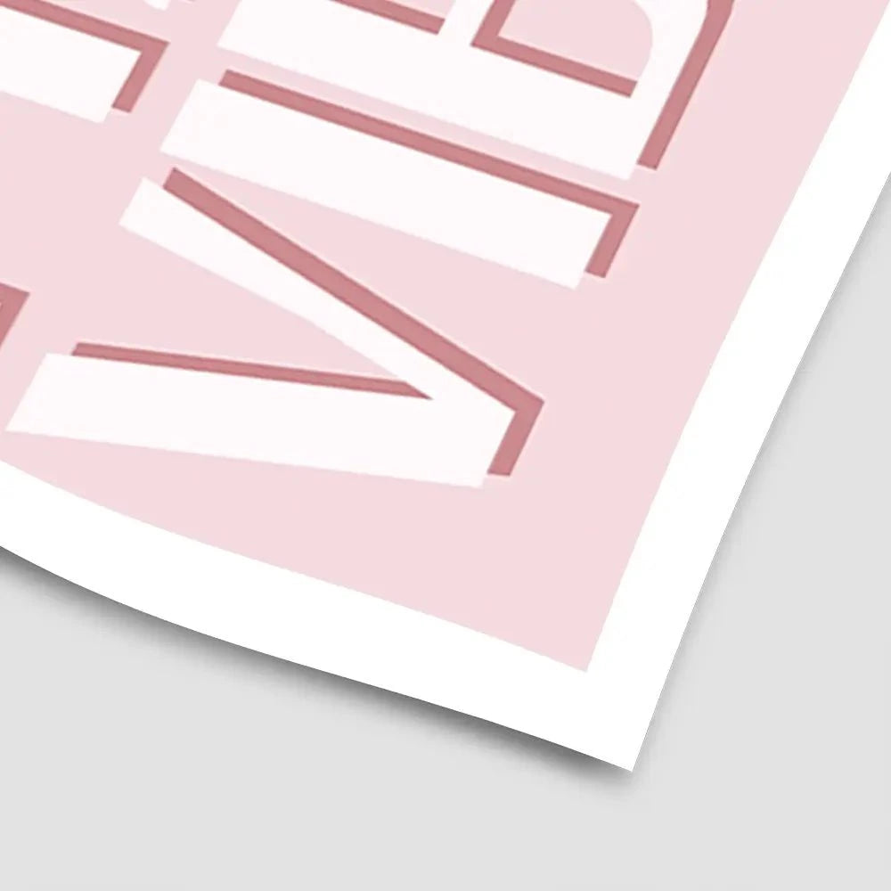 Pink Vibes Art Print Pink Vibes Art Print wall art product Art Print Shop