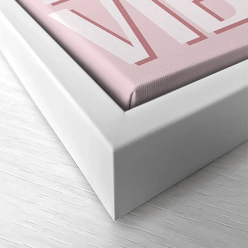 Pink Vibes Canvas Print Pink Vibes Canvas Print wall art product Art Print Shop