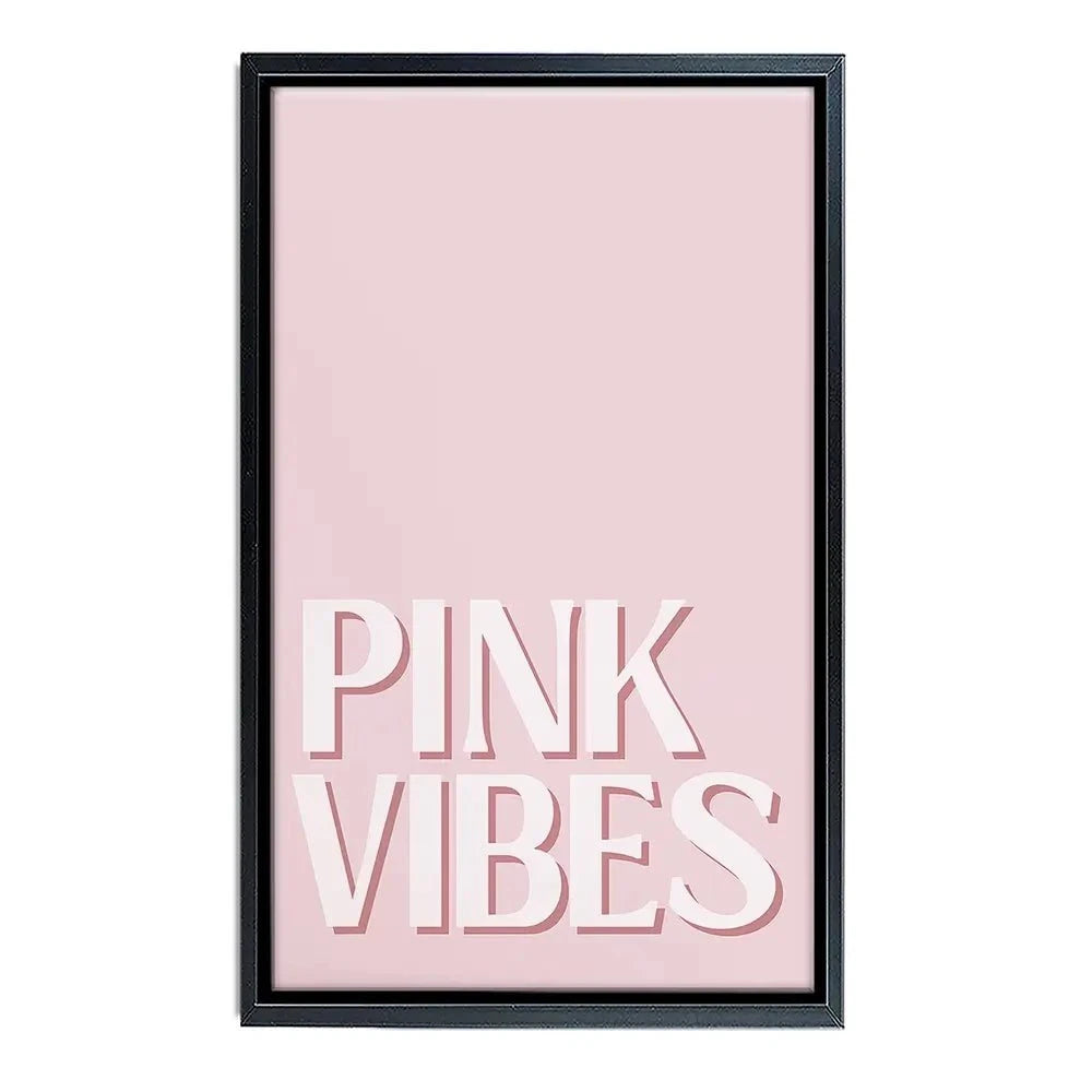 Pink Vibes Canvas Print Pink Vibes Canvas Print wall art product Art Print Shop