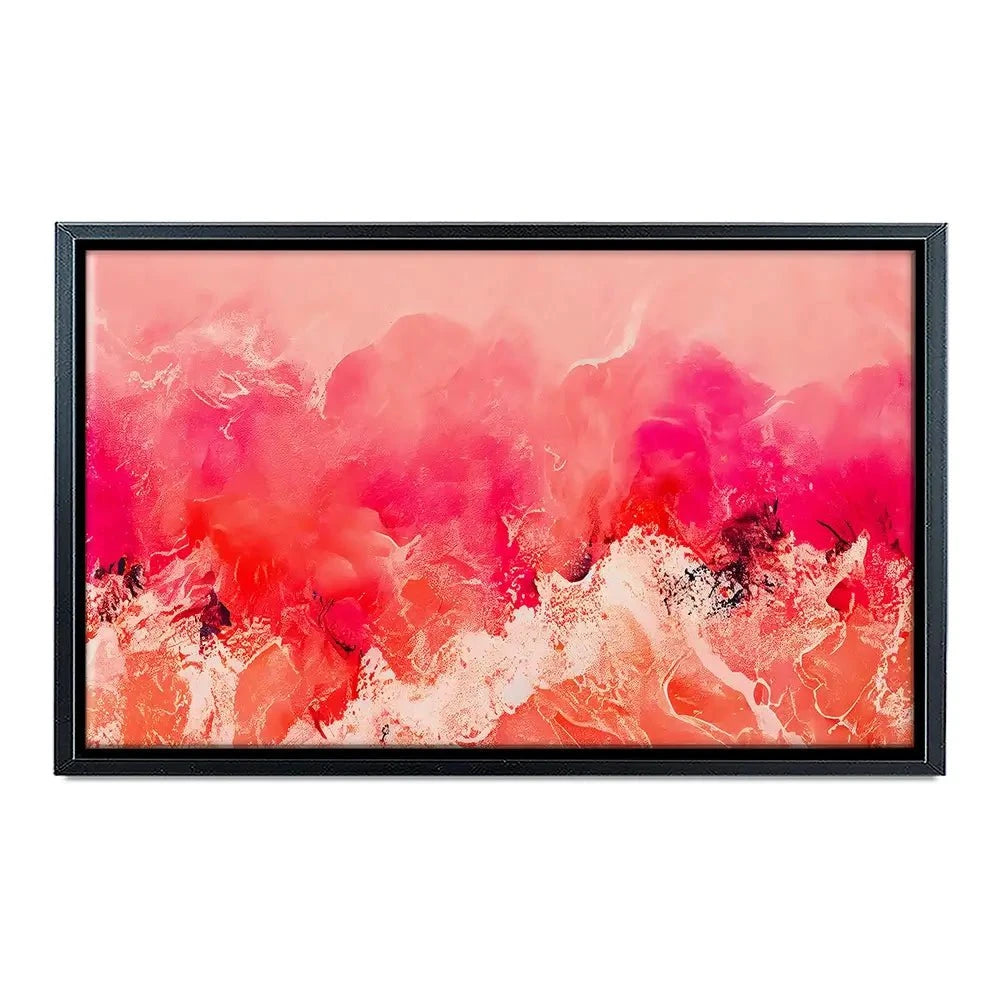 Pink Wave Canvas Print Pink Wave Canvas Print wall art product Treechild