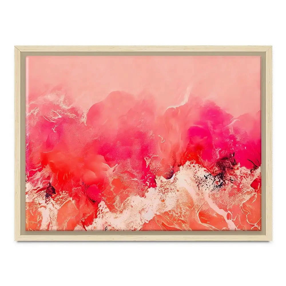 Pink Wave Canvas Print Pink Wave Canvas Print wall art product Treechild