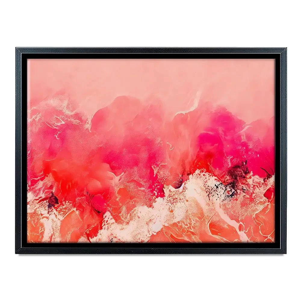 Pink Wave Canvas Print Pink Wave Canvas Print wall art product Treechild