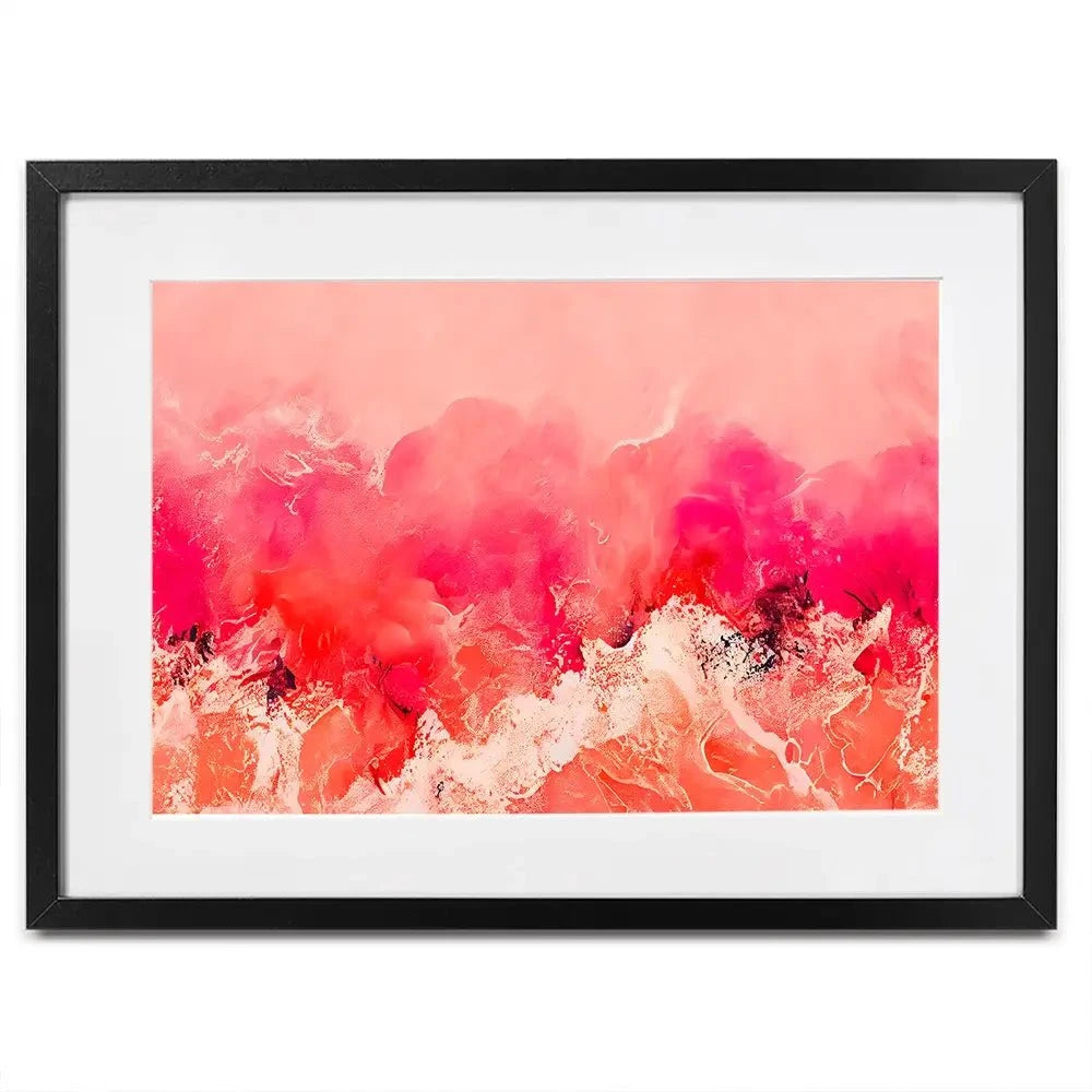 Pink Wave Framed Art Print Pink Wave Framed Art Print wall art product Treechild