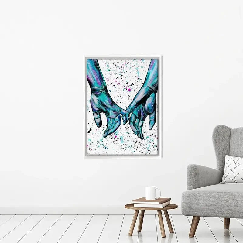 Pinky Promise Canvas Print Pinky Promise Canvas Print wall art product Emma LC Art