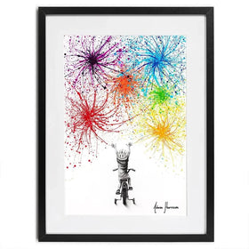 Playful Celebration Framed Art Print Playful Celebration Framed Art Print wall art product Ashvin Harrison