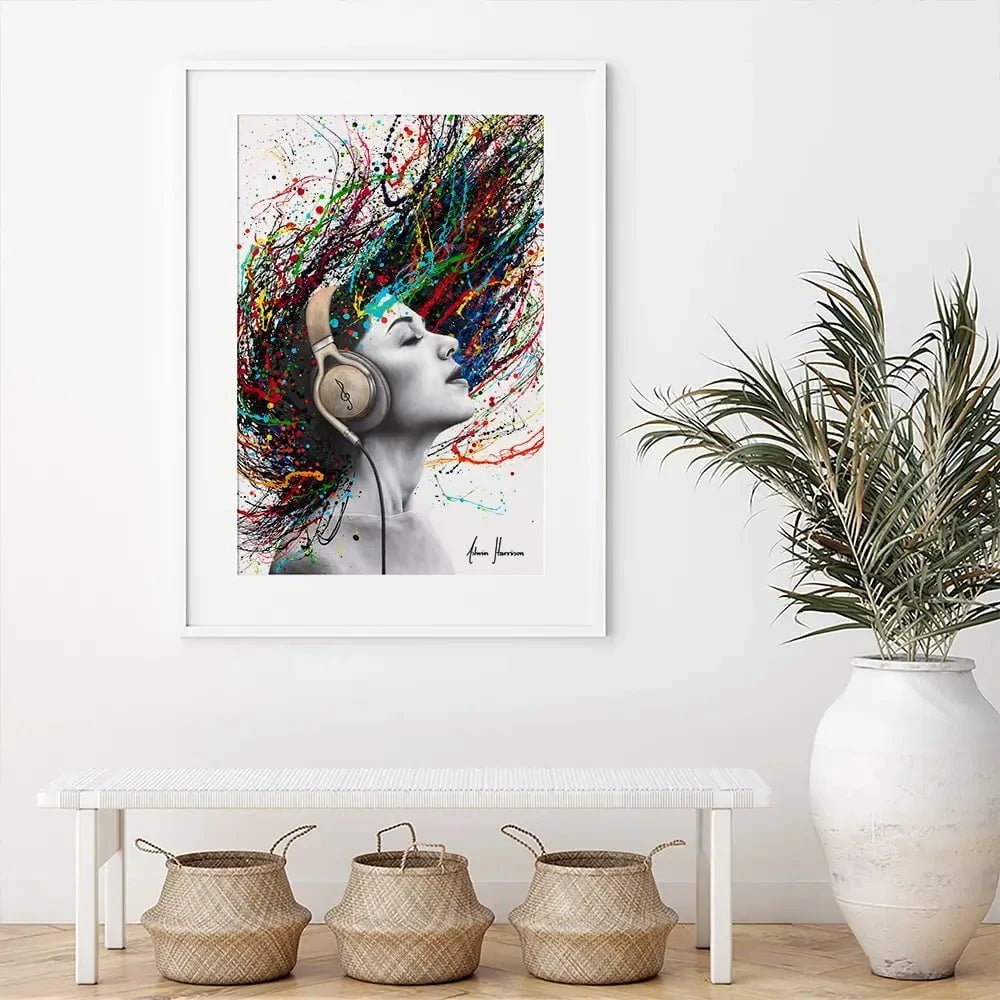 Playing Her Tune Framed Art Print Playing Her Tune Framed Art Print wall art product Ashvin Harrison