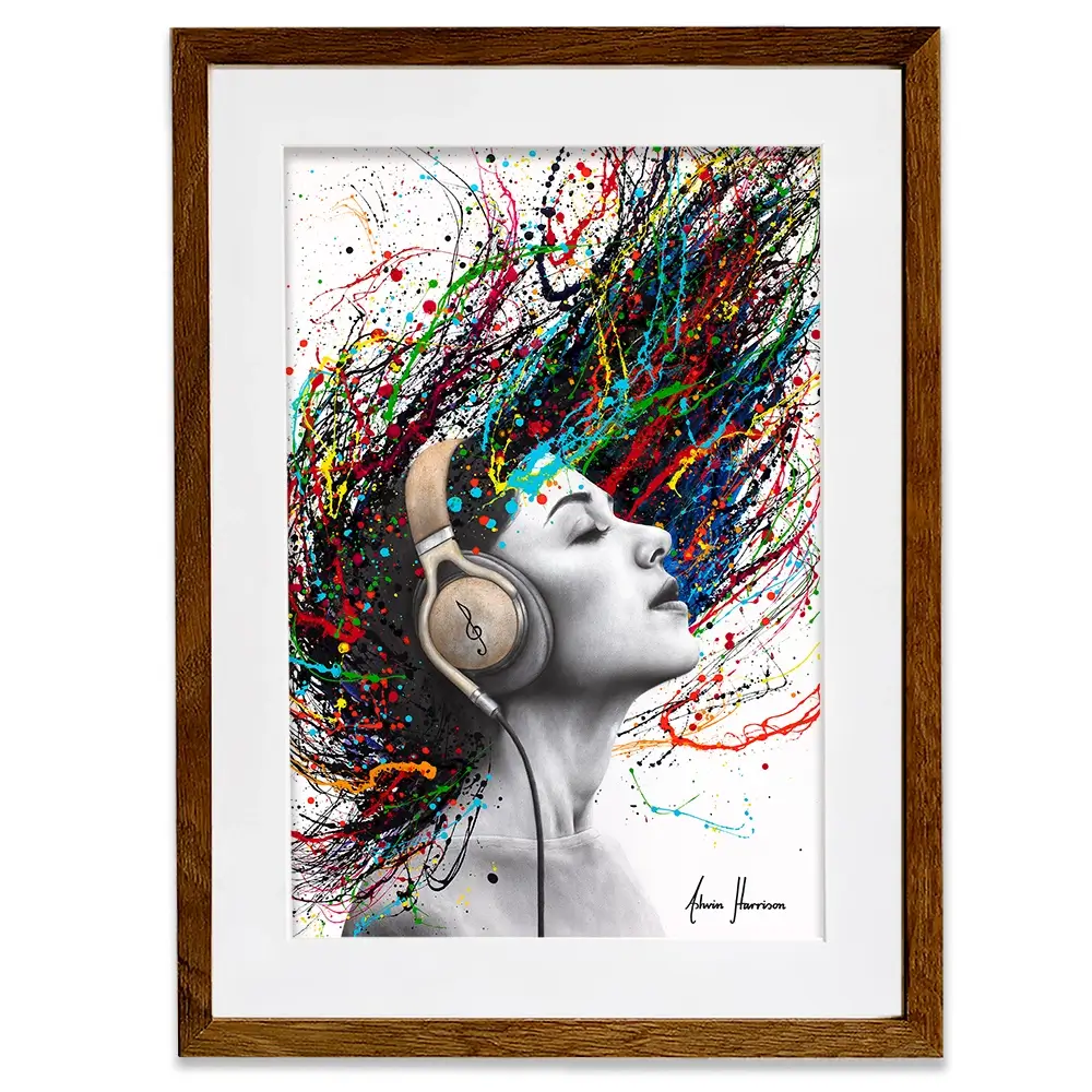 Playing Her Tune Framed Art Print Playing Her Tune Framed Art Print wall art product Ashvin Harrison