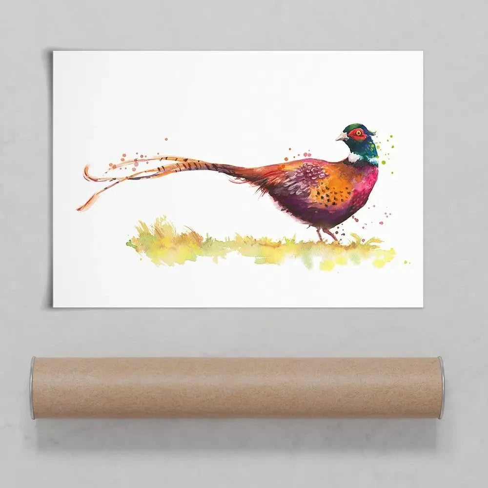 Pleasant Pheasant Art Print Pleasant Pheasant Art Print wall art product Kamieshkova / Shutterstock