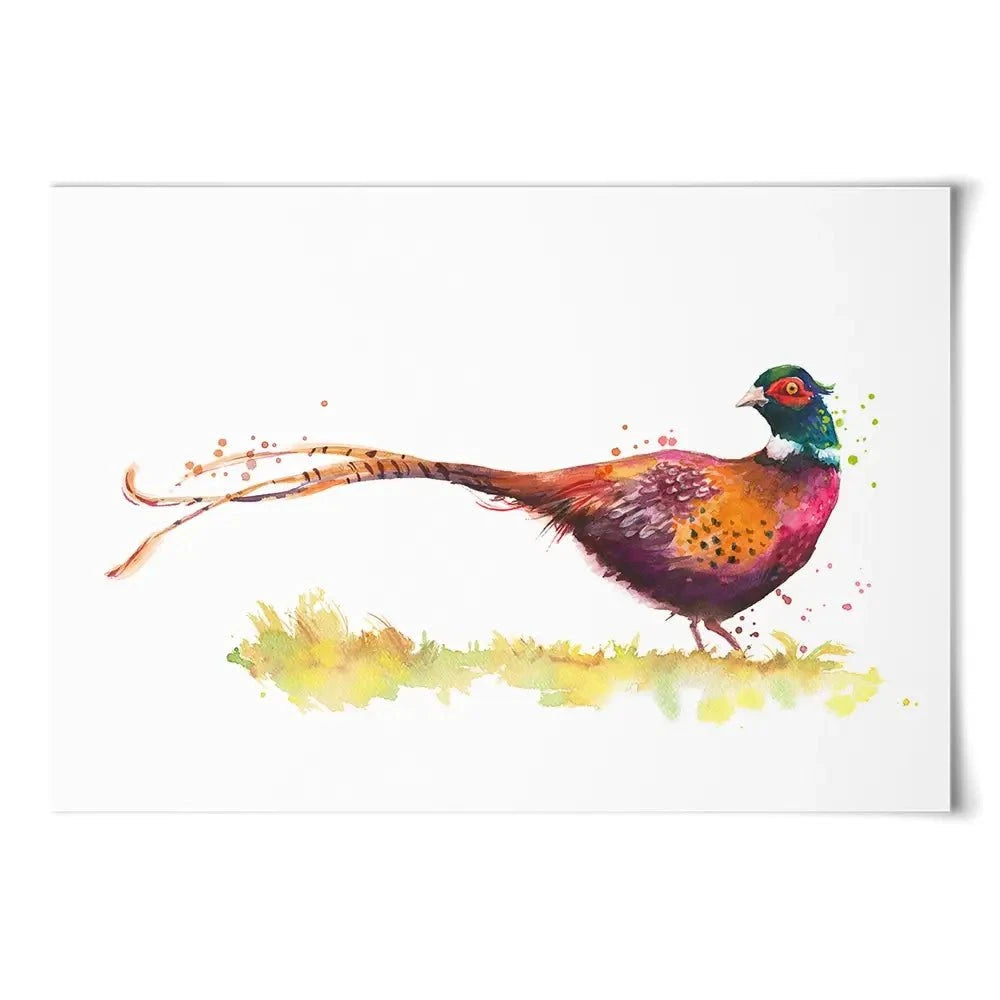 Pleasant Pheasant Art Print Pleasant Pheasant Art Print wall art product Kamieshkova / Shutterstock