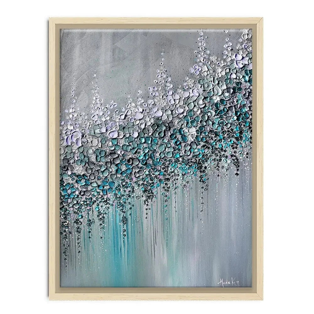 Please Me Grey Canvas Print Please Me Grey Canvas Print wall art product Nada Khatib