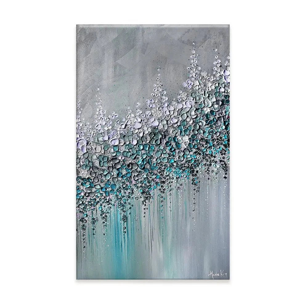 Please Me Grey Canvas Print Please Me Grey Canvas Print wall art product Nada Khatib