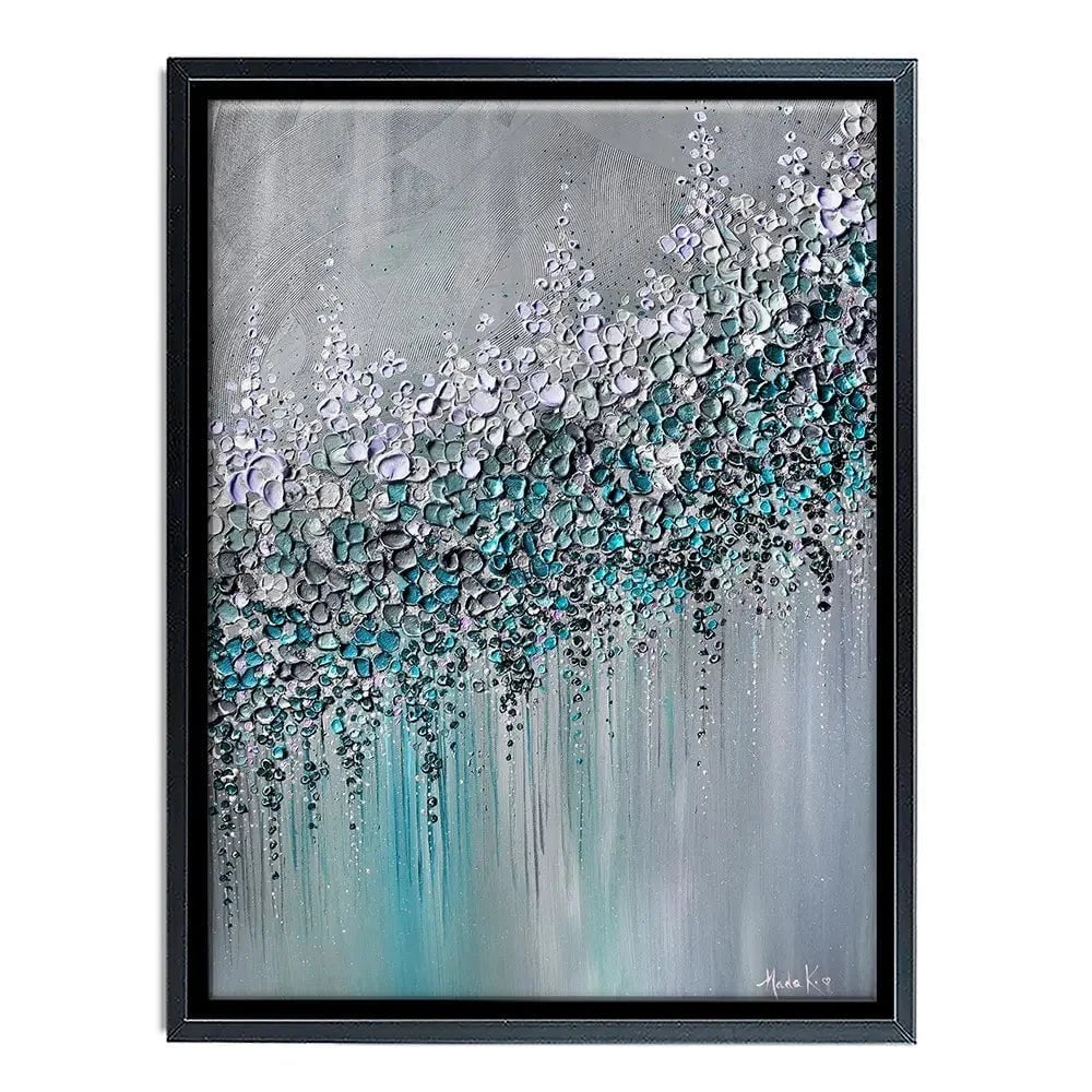 Please Me Grey Canvas Print Please Me Grey Canvas Print wall art product Nada Khatib