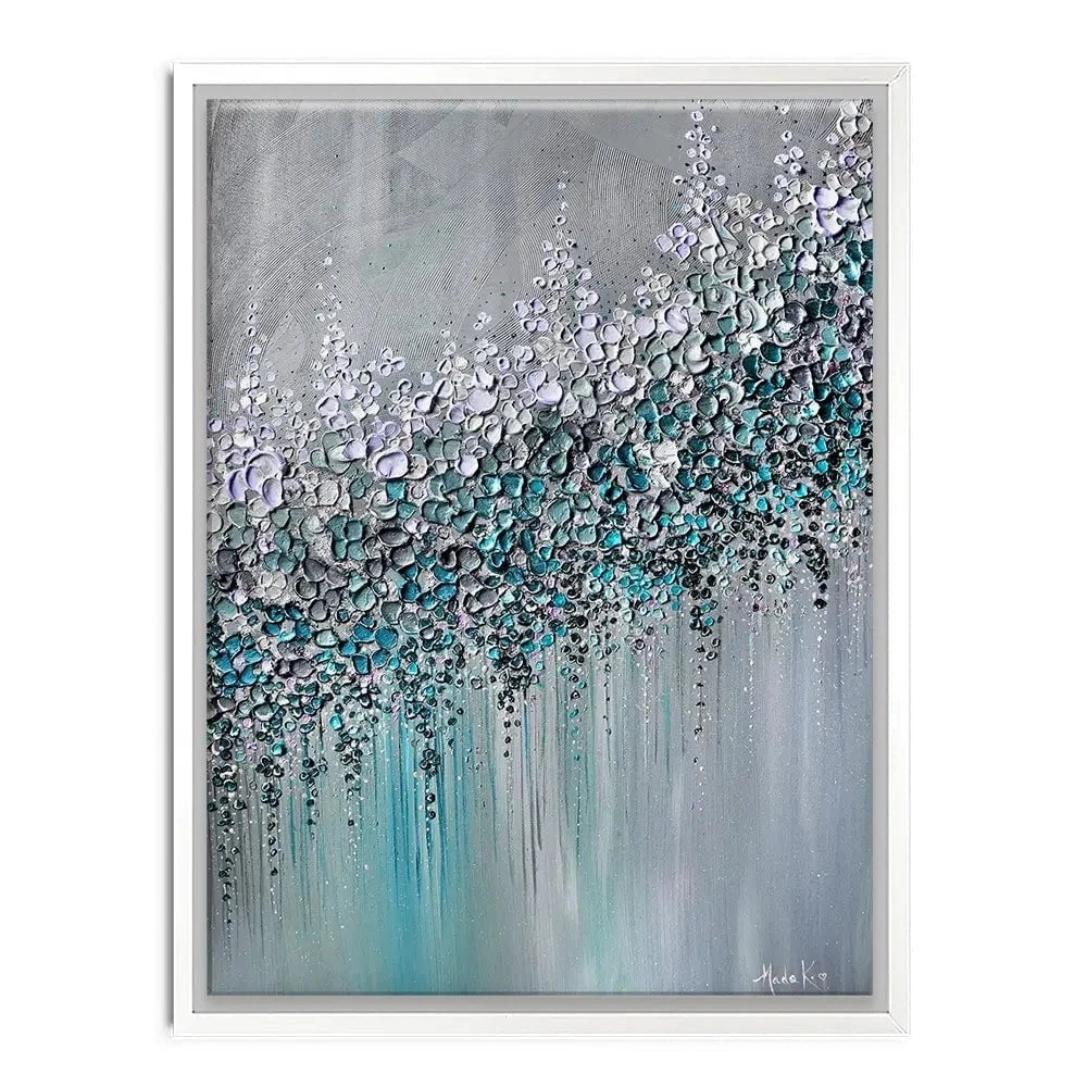 Please Me Grey Canvas Print Please Me Grey Canvas Print wall art product Nada Khatib