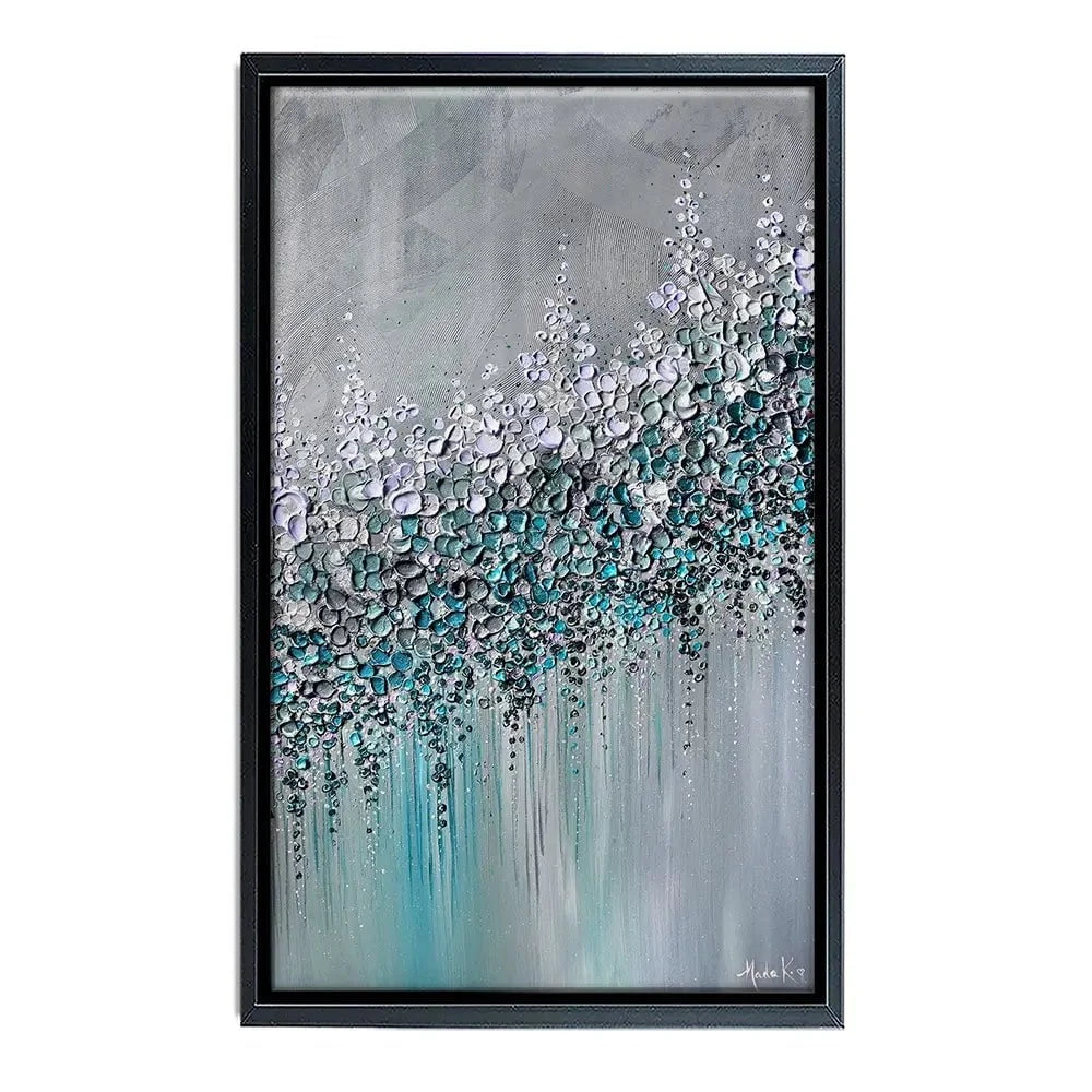 Please Me Grey Canvas Print Please Me Grey Canvas Print wall art product Nada Khatib