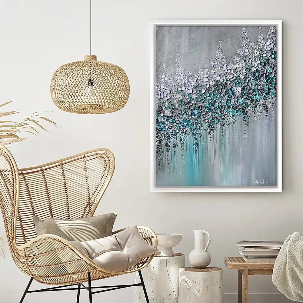 Please Me Grey Canvas Print Please Me Grey Canvas Print wall art product Nada Khatib